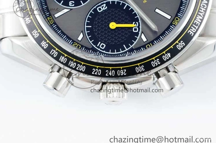 0215 Speedmaster Racing Master SS HKF Best Edition Gray Black Dial on SS Bracelet A Sustainable 7805
